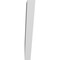 Ekena Millwork 3 1/2-in. W x 26-in. D x 30-in. H Traditional Architectural Grade PVC Knee Brace BRCP035X26X30TRA - alternate 2